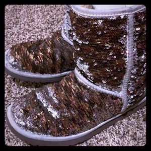 Australian sequin color changing UGGs
